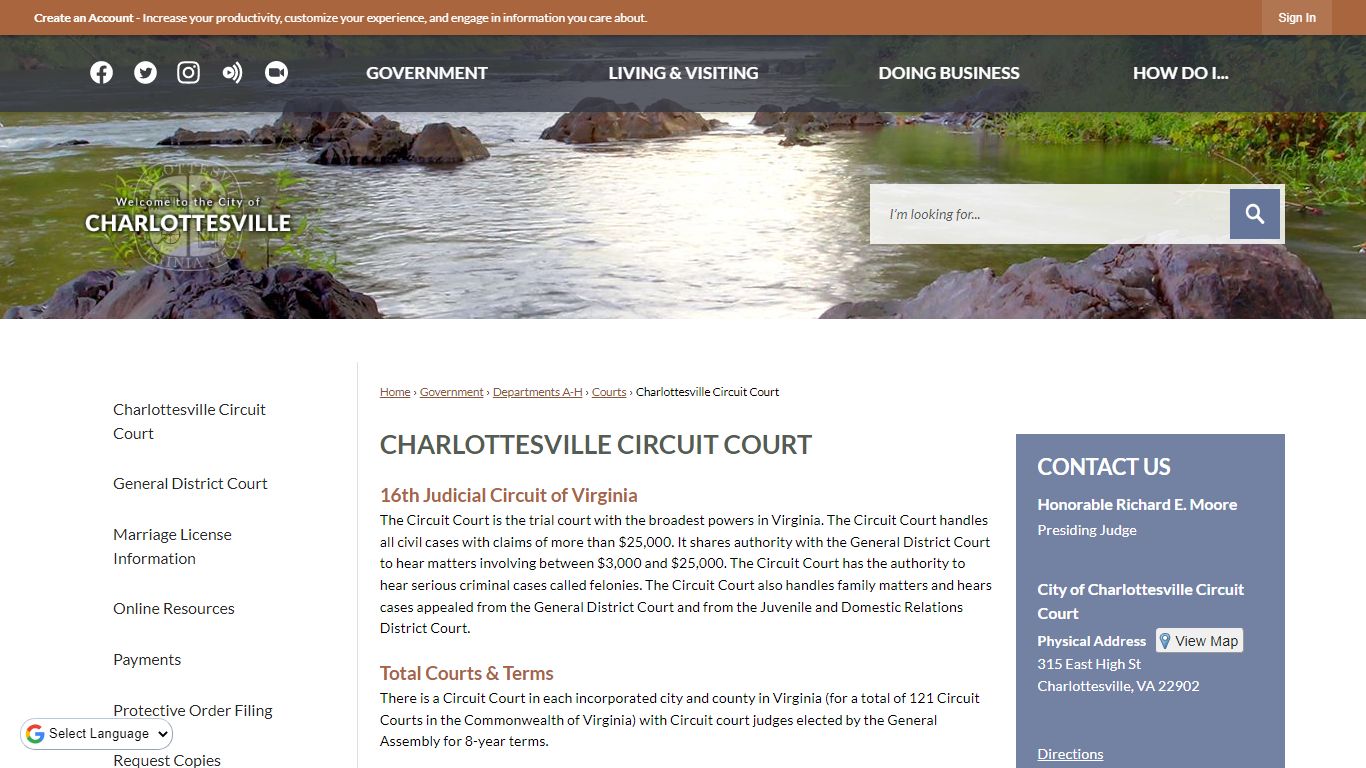 Charlottesville Circuit Court | Charlottesville, VA