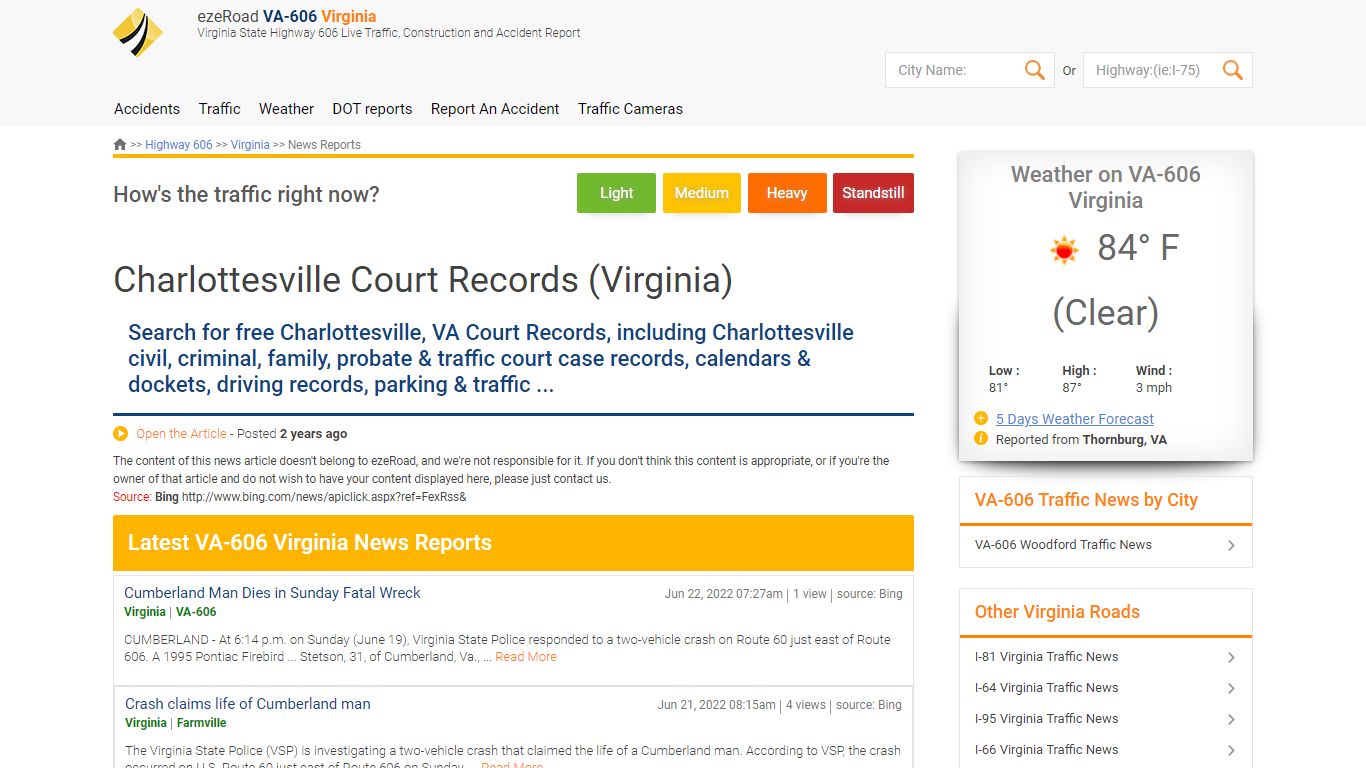 Charlottesville Court Records (Virginia) - VA-606 Virginia ...